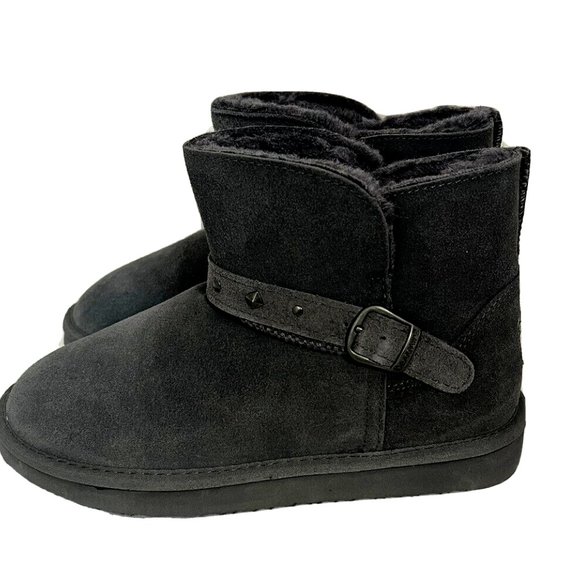 BEARPAW Imani Suede Bootie - Picture 1 of 8